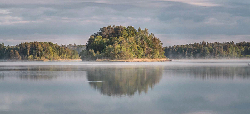 Blick auf den Ostersee